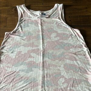 Old Navy Luxe Pink and White Top